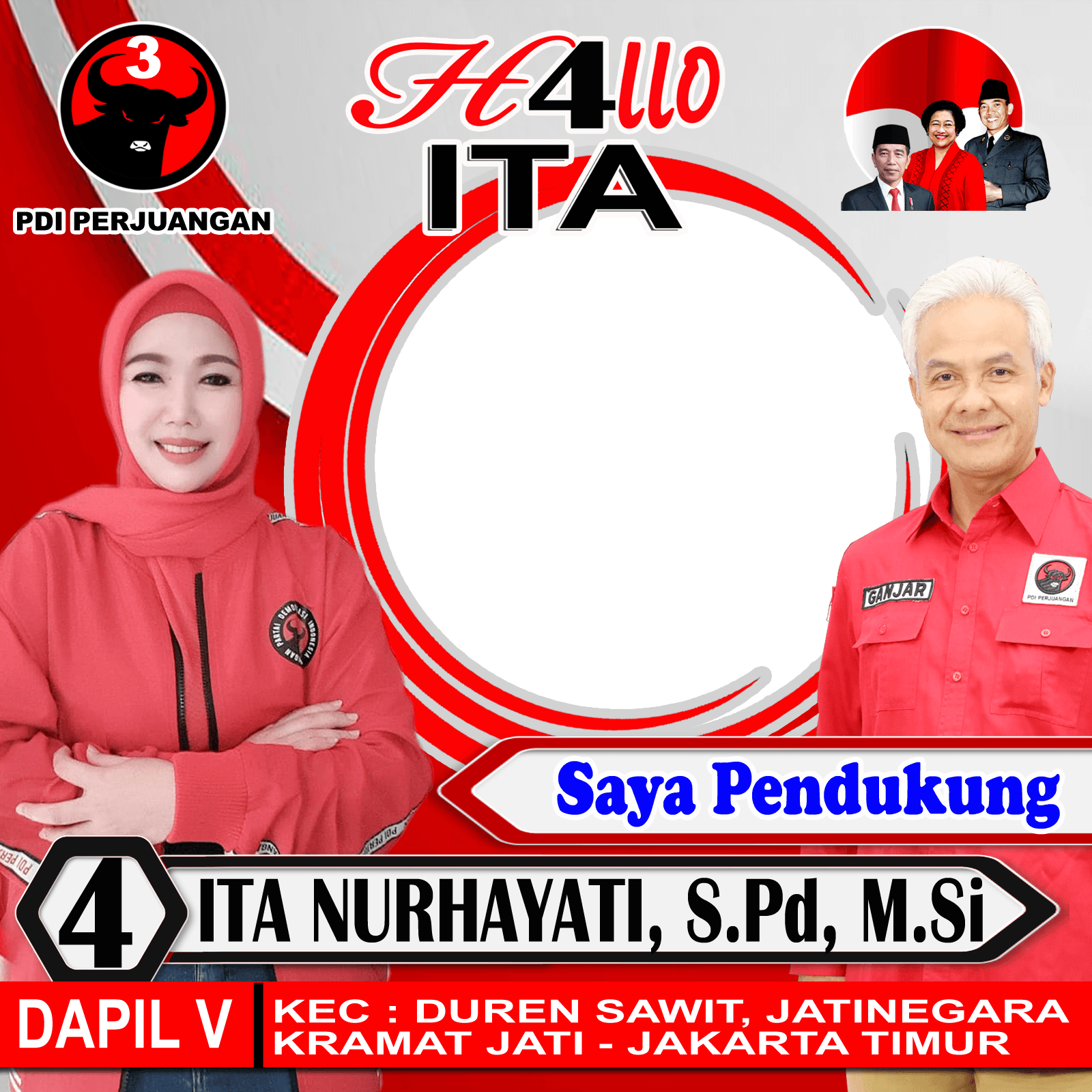 Saya Pendukung Ita Dan Ganjar