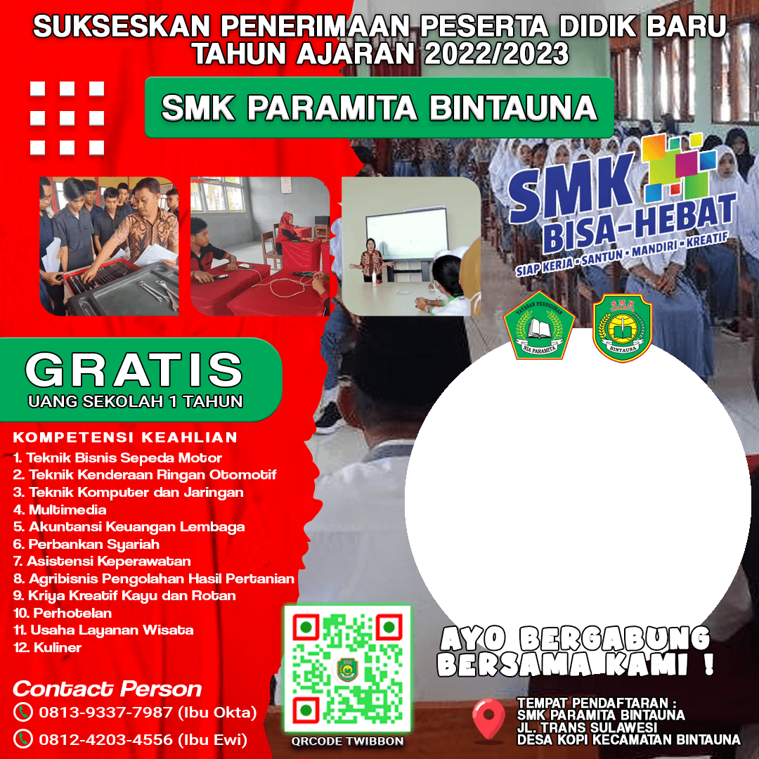 SUKSESKAN PPDB SMK PARAMITA