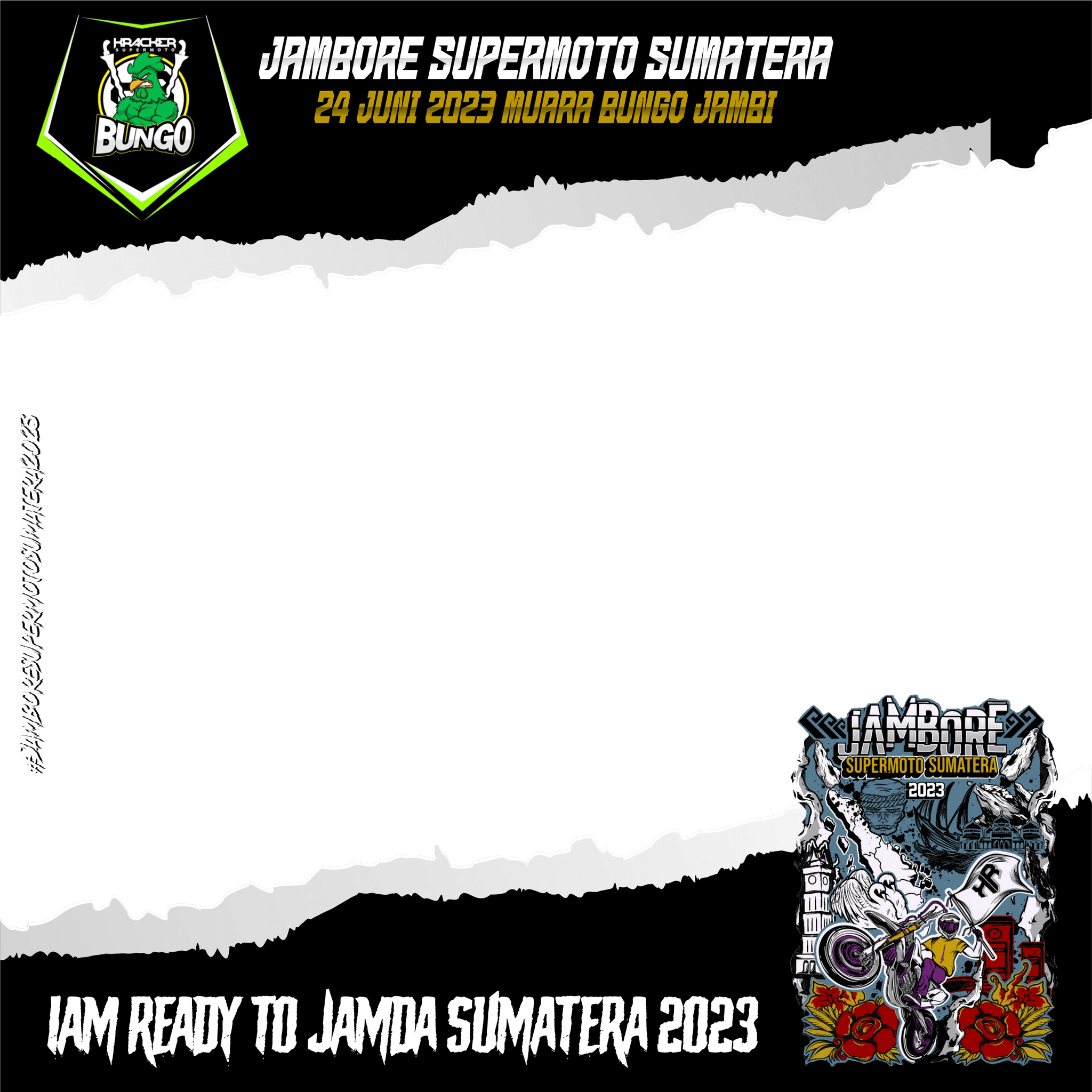 Frame Jambore supermoto Sumatera 2023