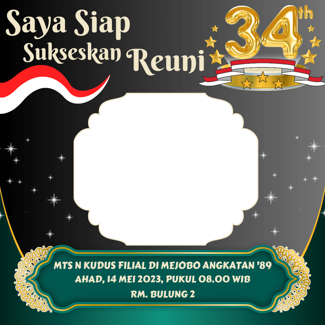 Siap Reuni 34 MTs N Kudus Angkatan '89