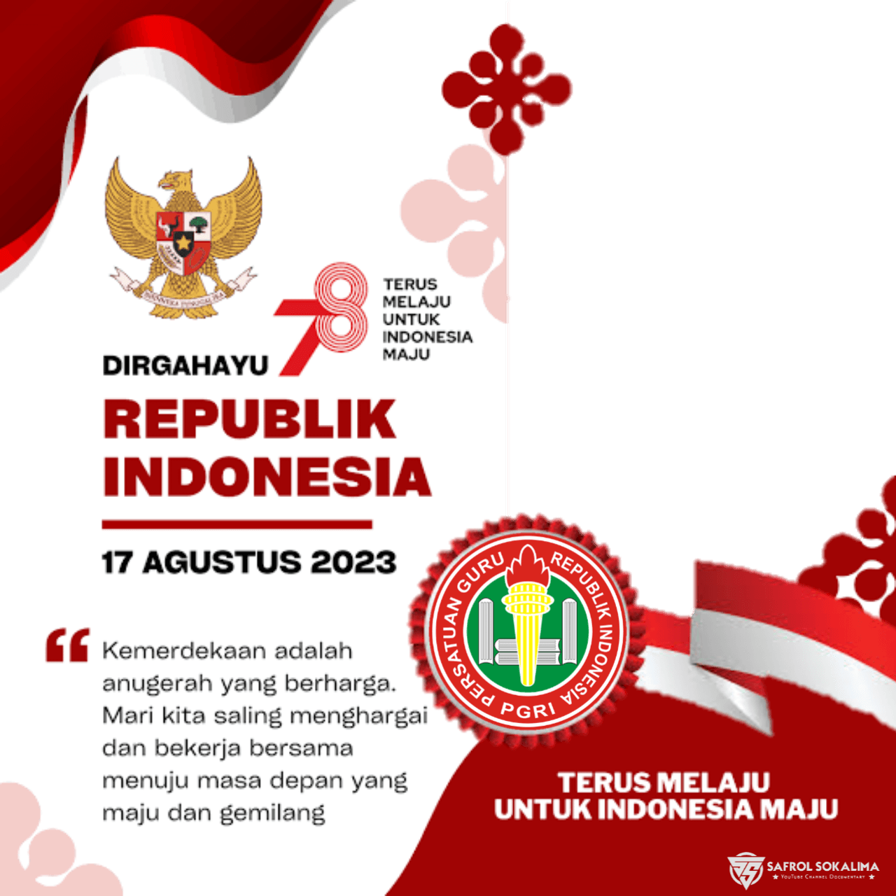 HUT RI KE 78 INDONESIA MAJU