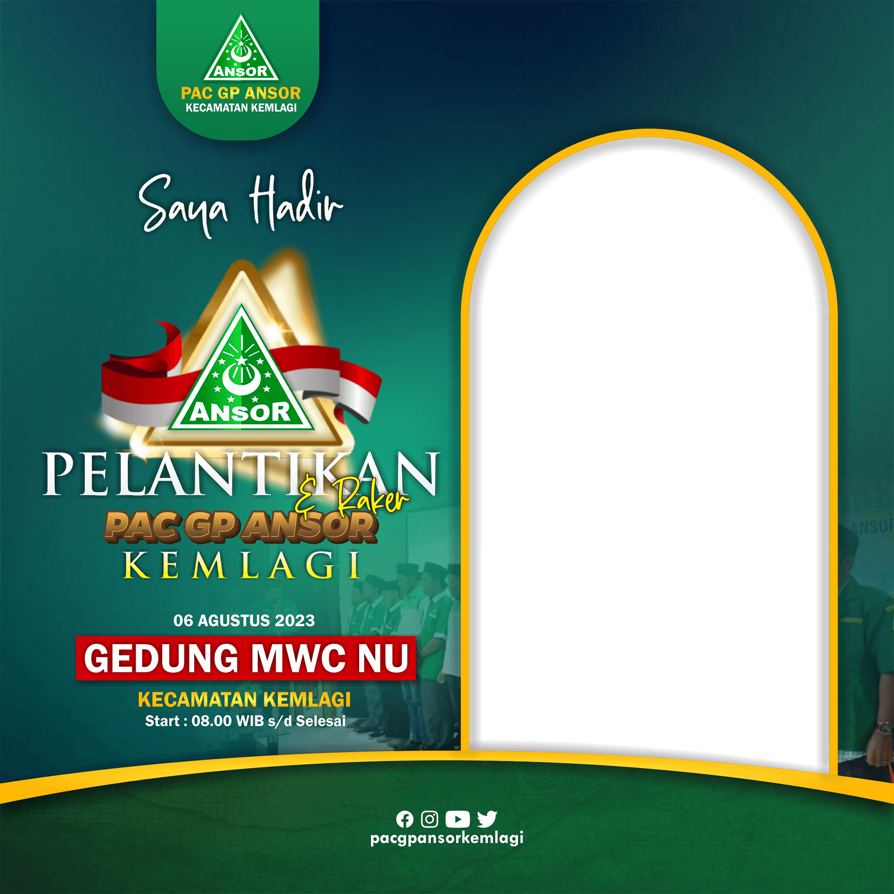 Pelantikan PAC GP ANSOR KEMLGI