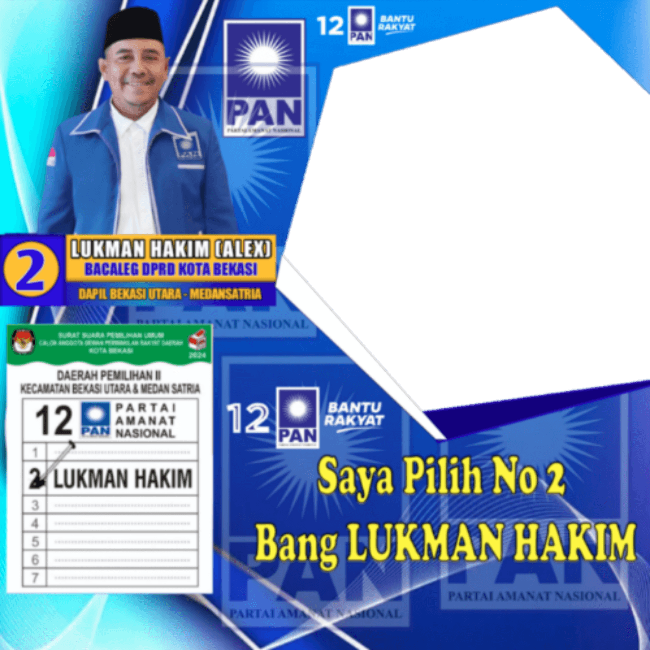 SAYA SIAP DUKUNG LUKMAN HAKIM 