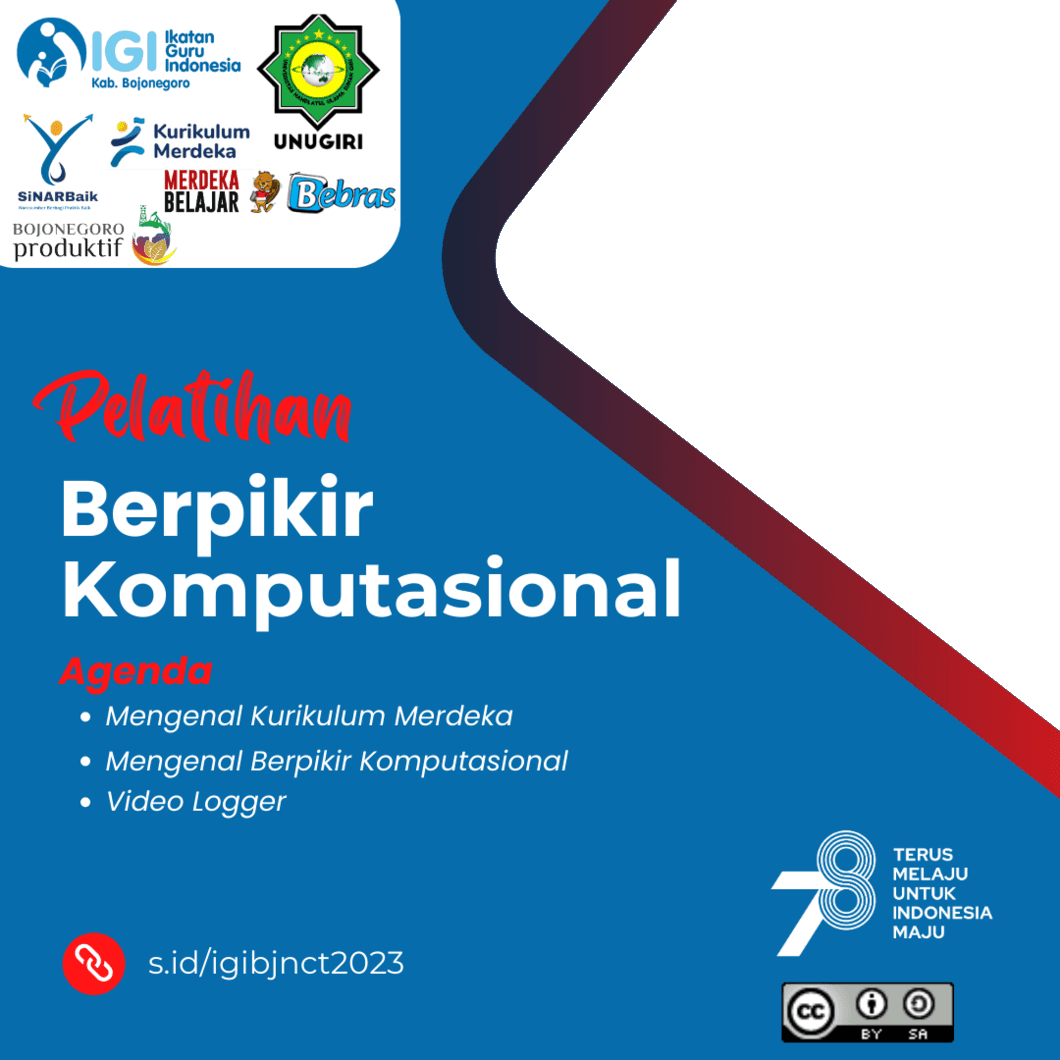 Berpikir Komputasional IGI Bojonegoro dan Biro Bebras UNUGIRI 2023