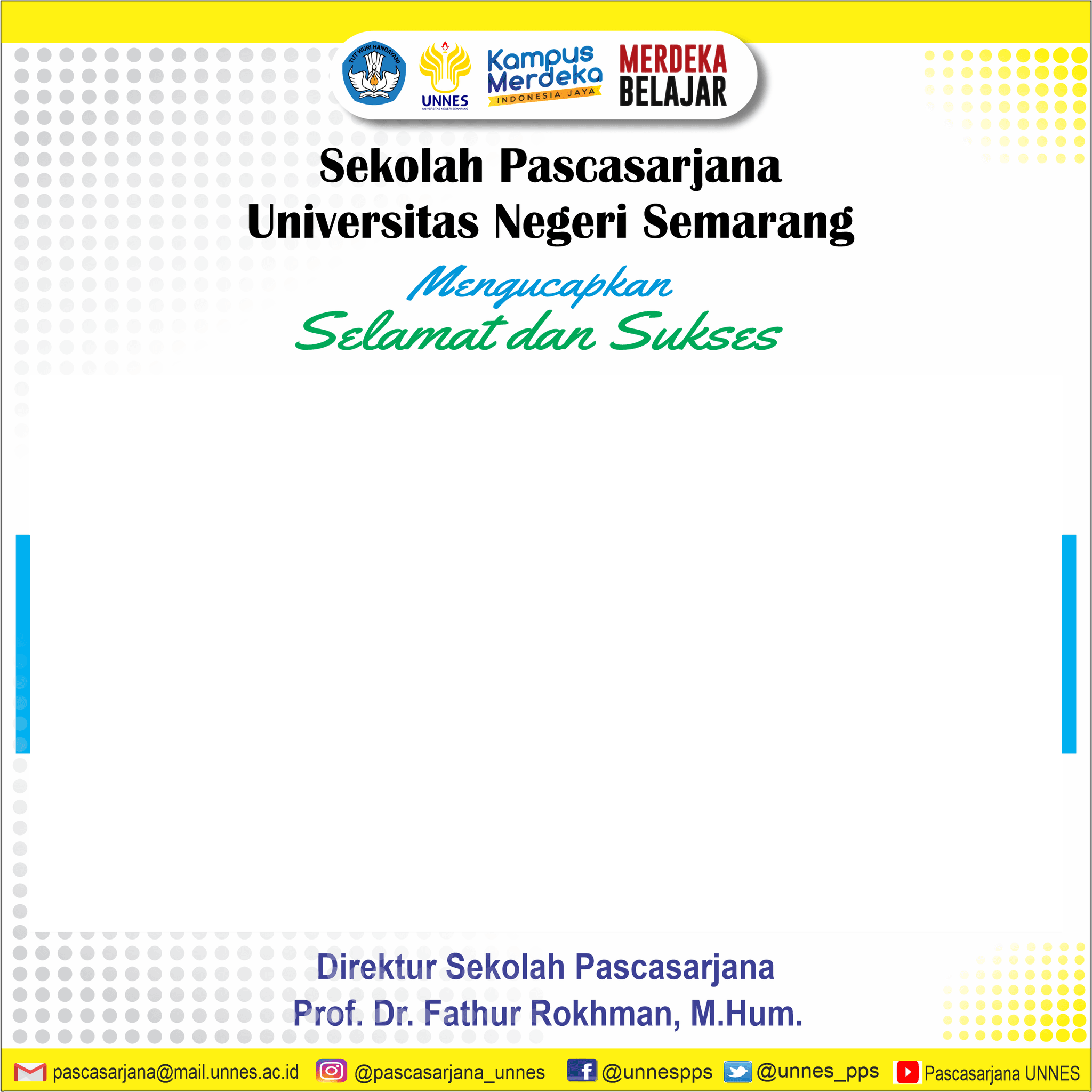 Selamat Doktor Baru Sekolah Pascasarjana UNNES