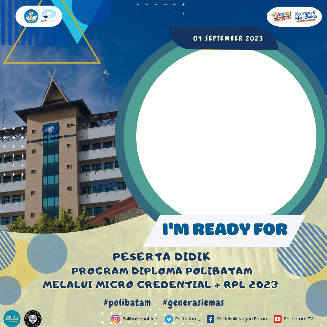 INAGURASI PESERTA DIDIK PROGRAM DIPLOMA POLIBATAM MELALUI MICROCREDENTIAL+RPL 2023 