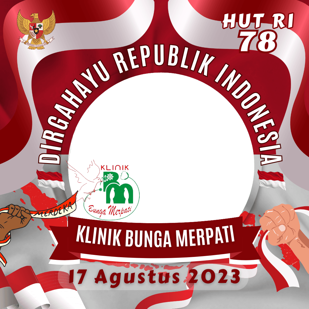 Klinik Bunga Merpati juga ikut HUT RI ke-78