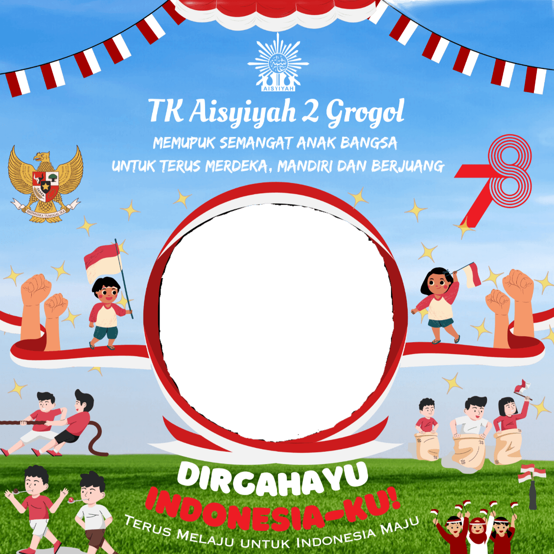 Hut RI 78 TK Aisyiyah 2 Grogol