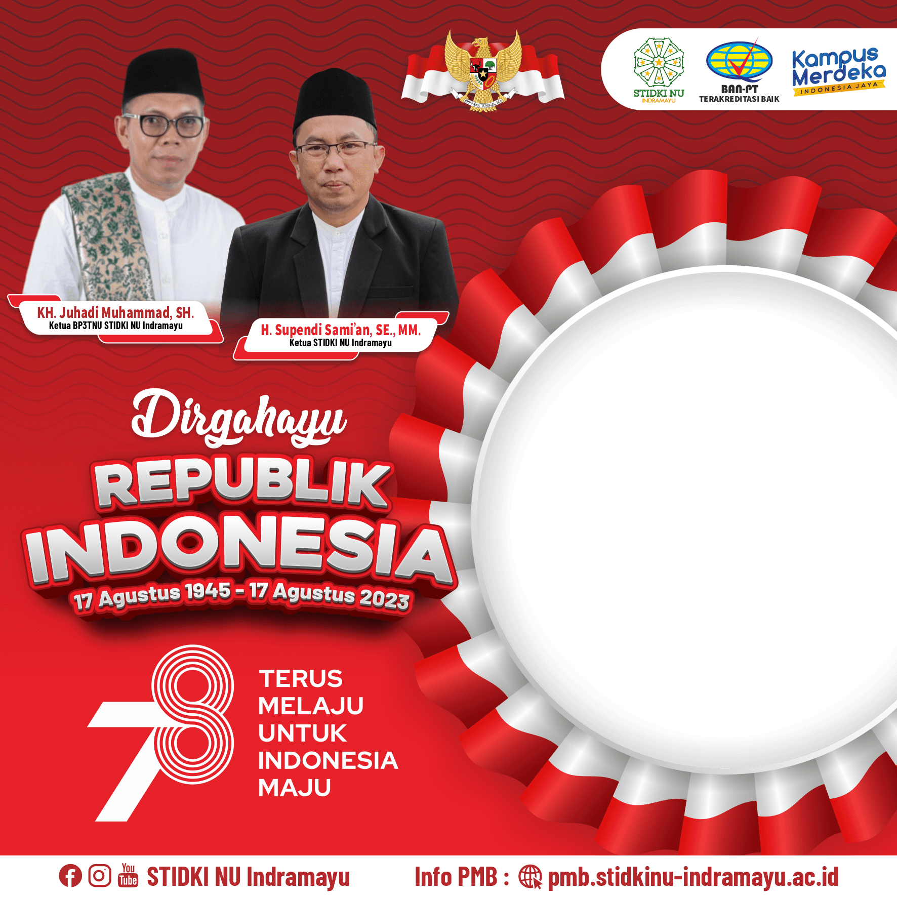 Dirgahayu RI 78 - STIDKI NU Indramayu