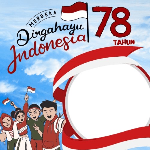 HUT ke 78 RI-Kibar Bendera