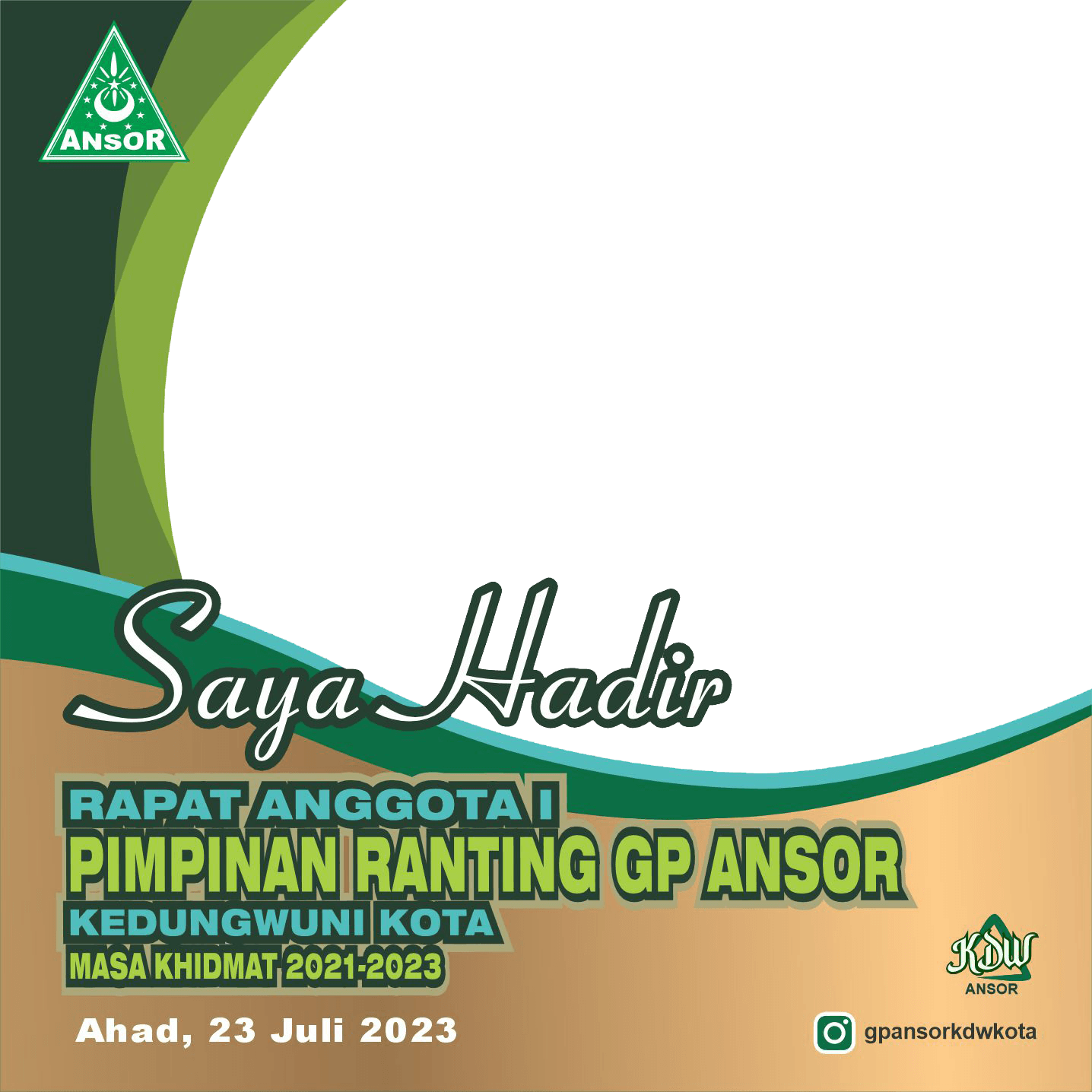 Rapat Anggota Pimpinan Ranting GP Ansor Kedungwuni Kota Masa Khidmat 2021-2023