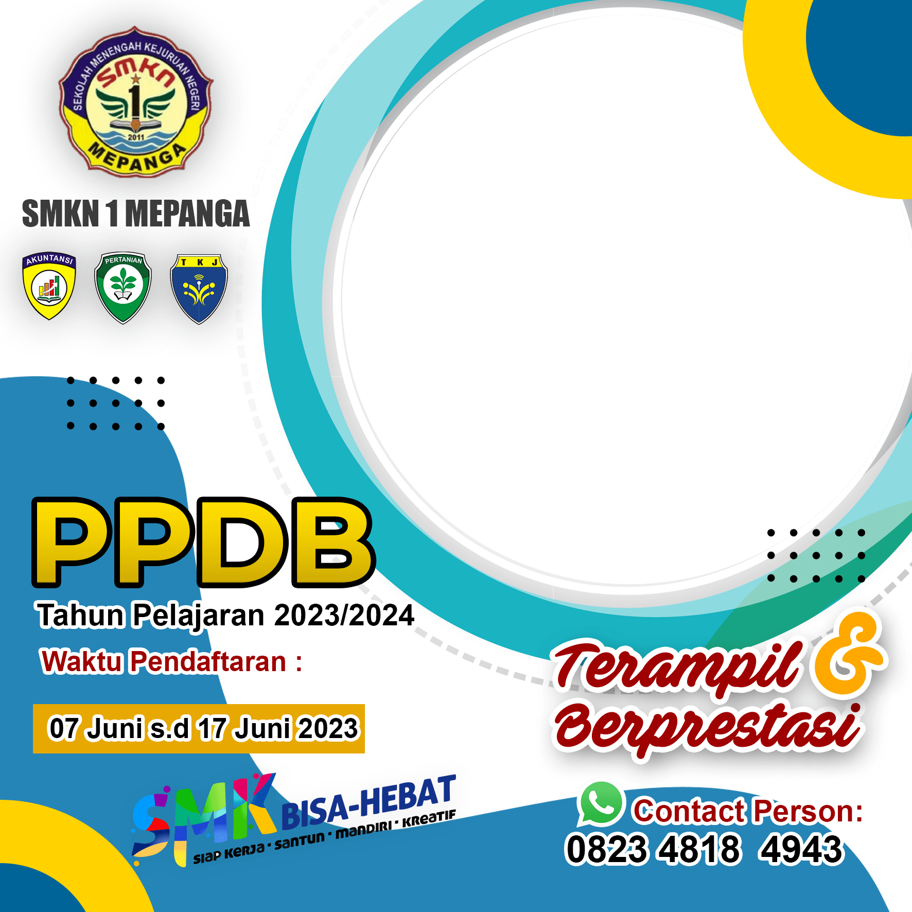 PPDB SMK NEGERI 1 EPANGAN TAHUN 2023