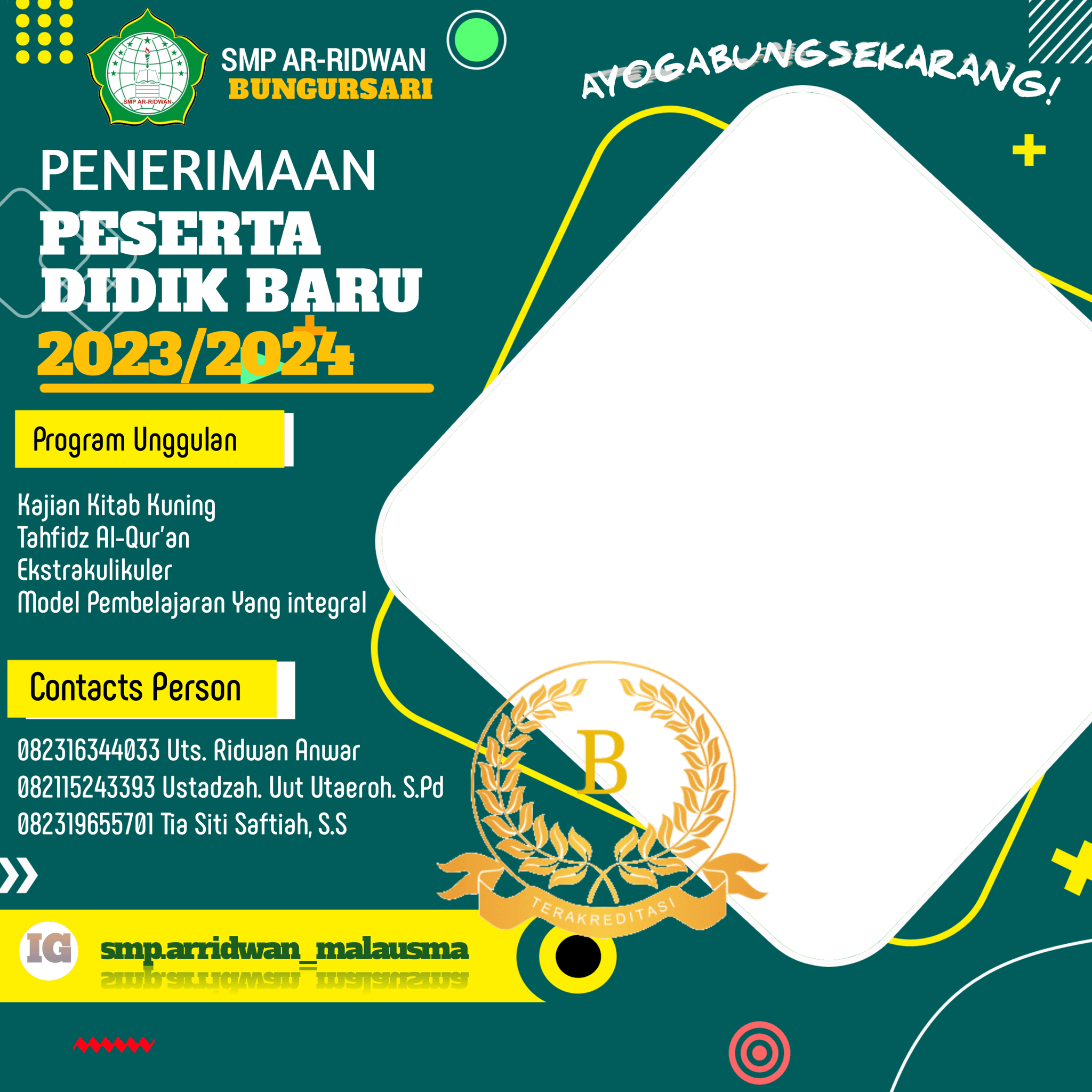 PPDB SMP AR -RIDWAN BUNGURSARI