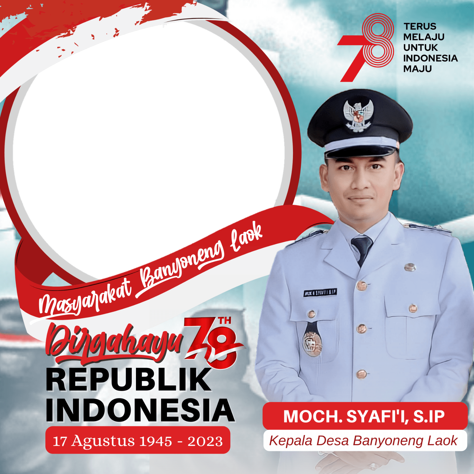 HUT RI Ke-78 Masyarakat Banyoneng Laok 