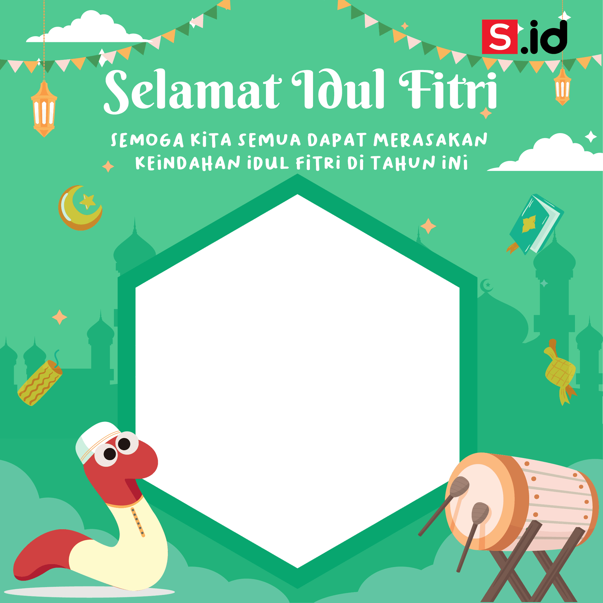 Rayakan Idul Fitri bersama S.id