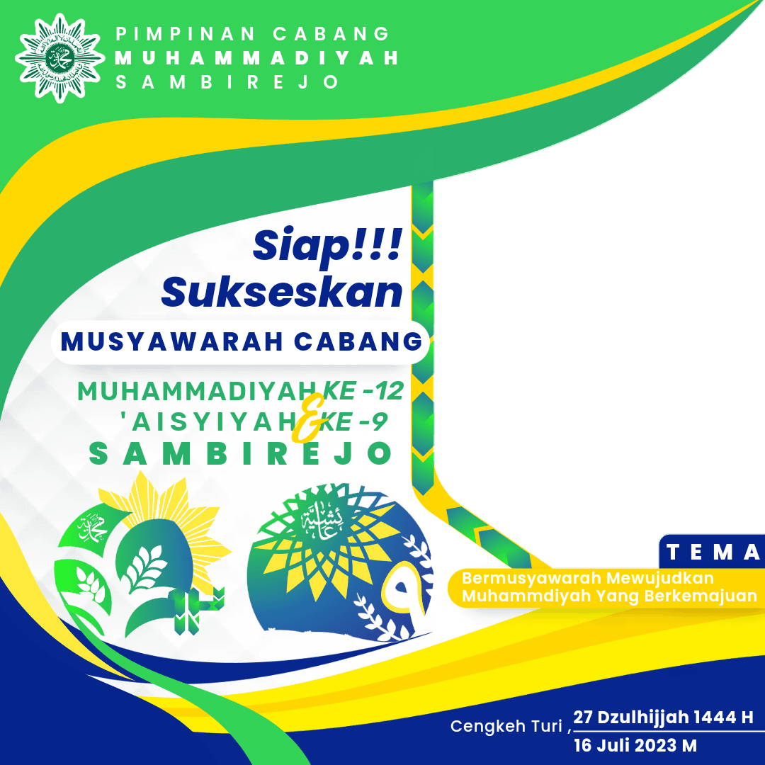 Siap!!! Sukseskan Musycab Muhammadiyah & 'Aisyiyah Sambirejo