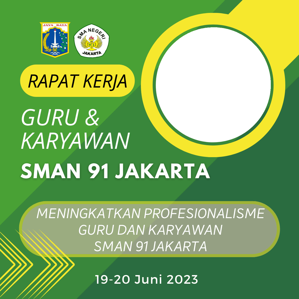 RAPAT KERJA SMAN 91 JAKARTA