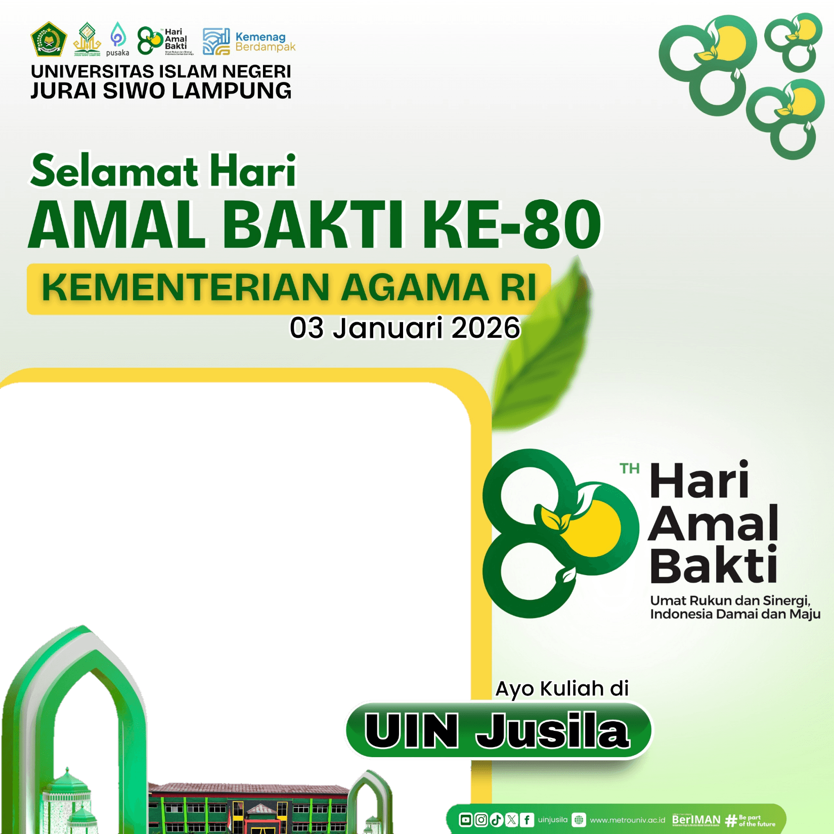Peringatan HAB Kementerian Agama RI Ke 80