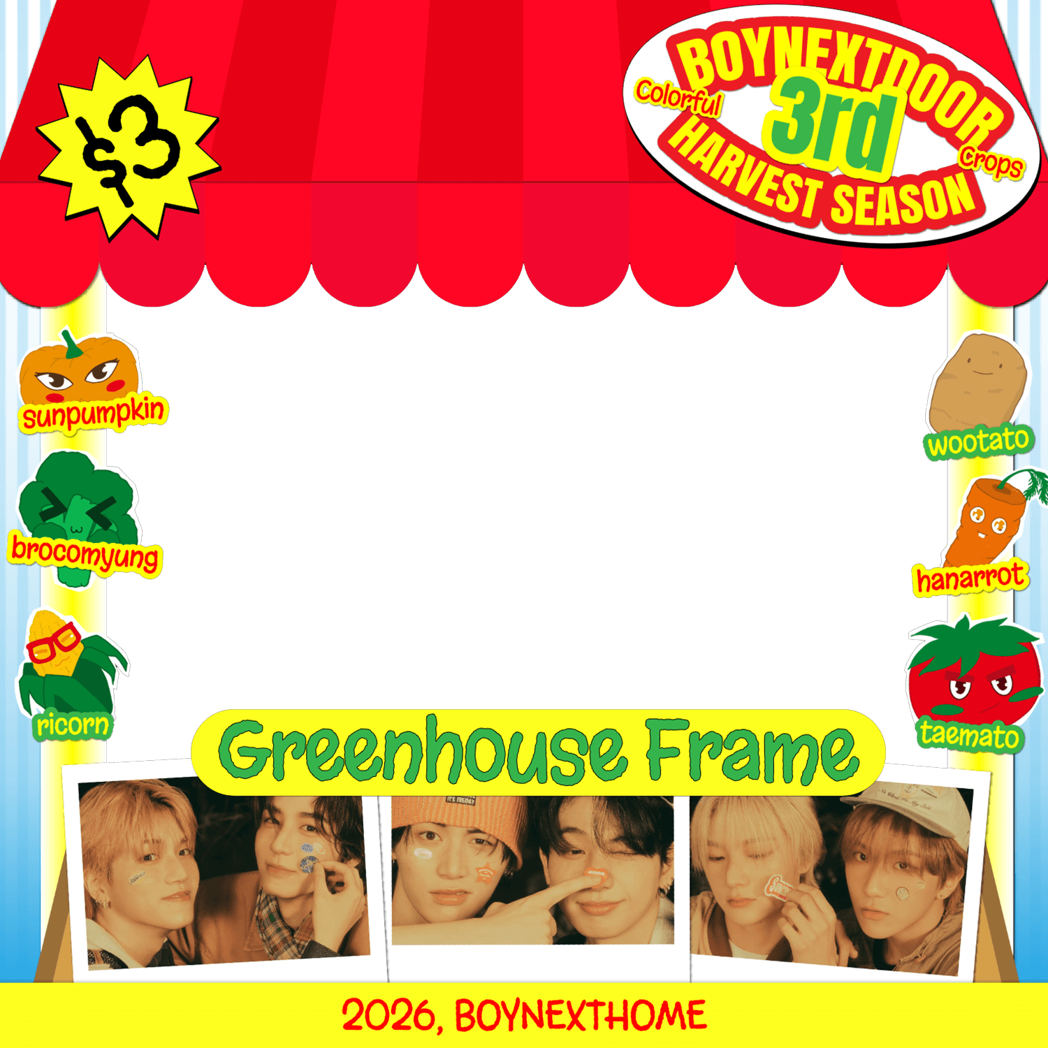 BOYNEXTDOOR 3rd Harvest Season : Colorful Crops