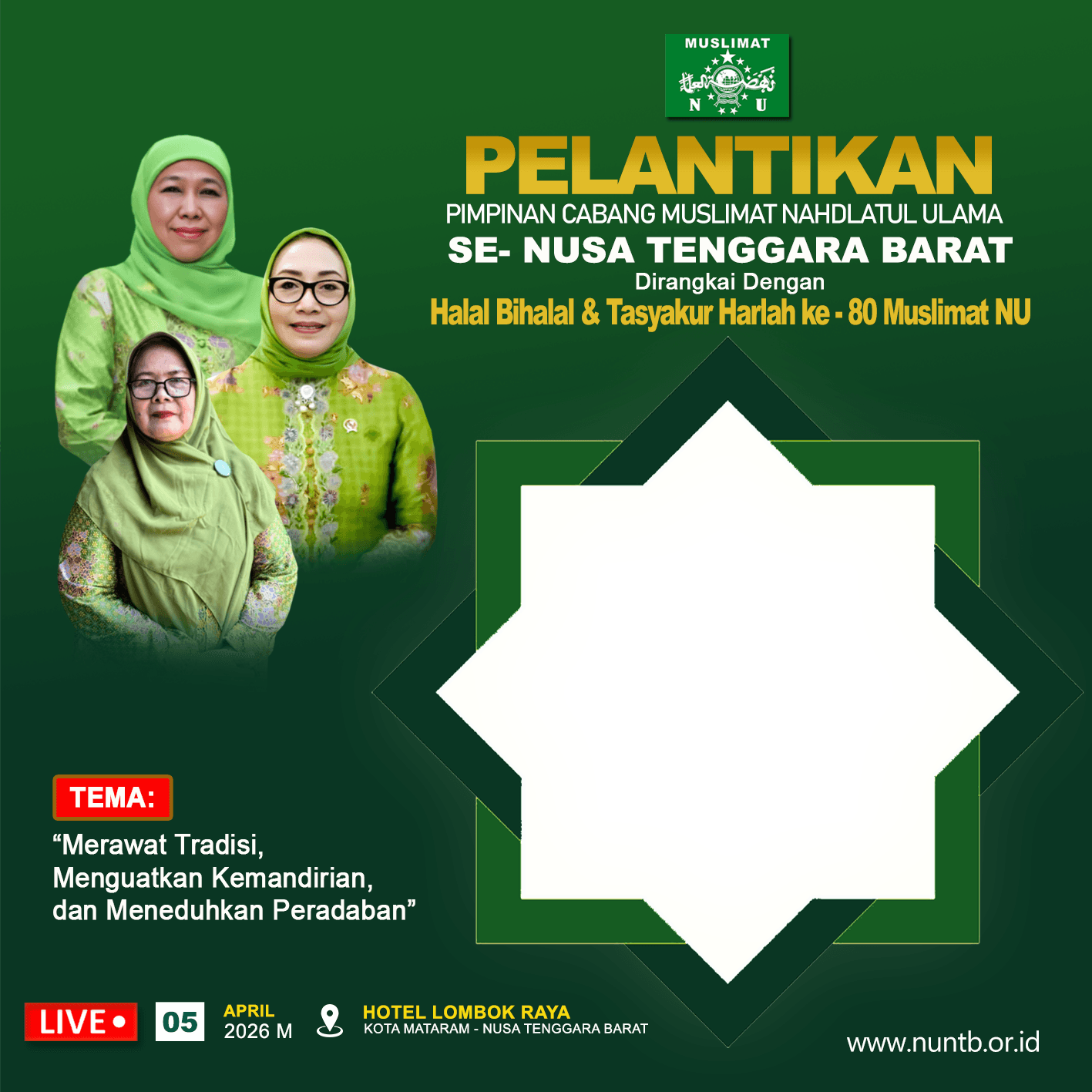 SIAP HADIR PELANTIKAN PC MNU SE NTB 