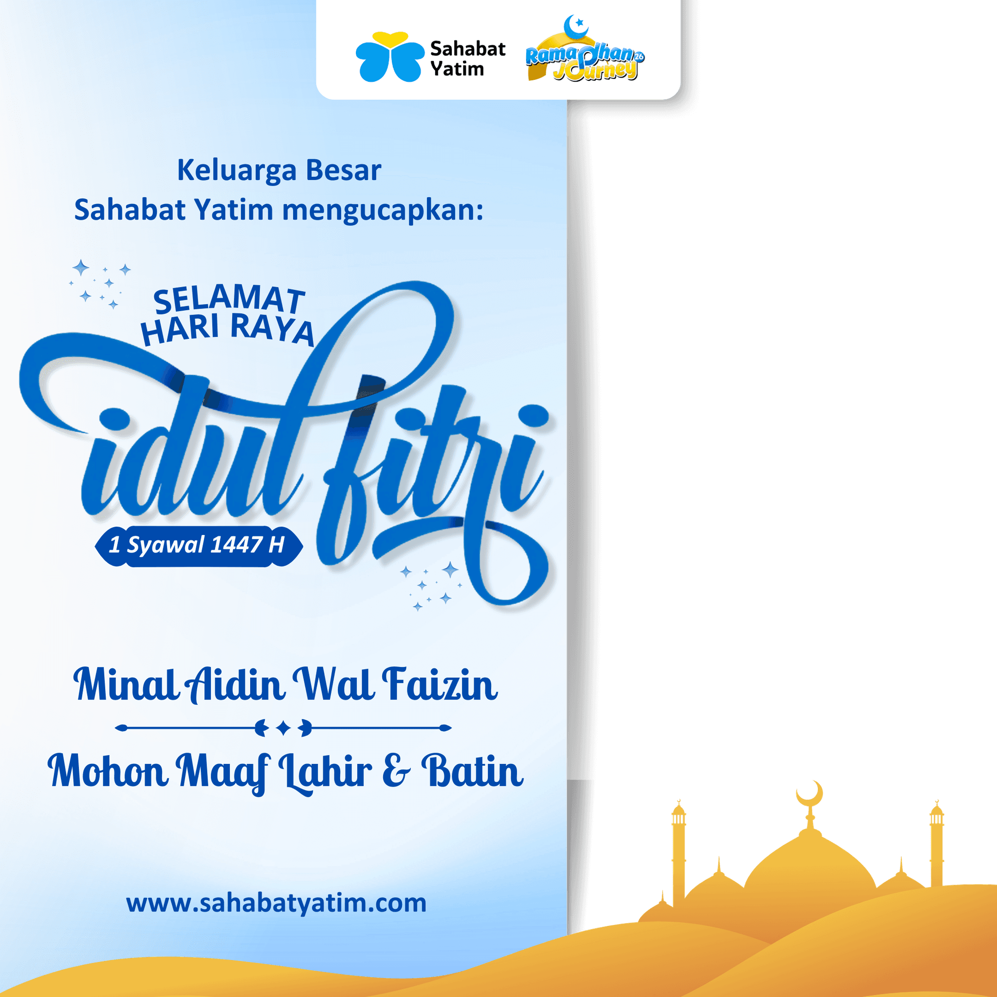 Selamat Hari Raya Idul Fitri 1447