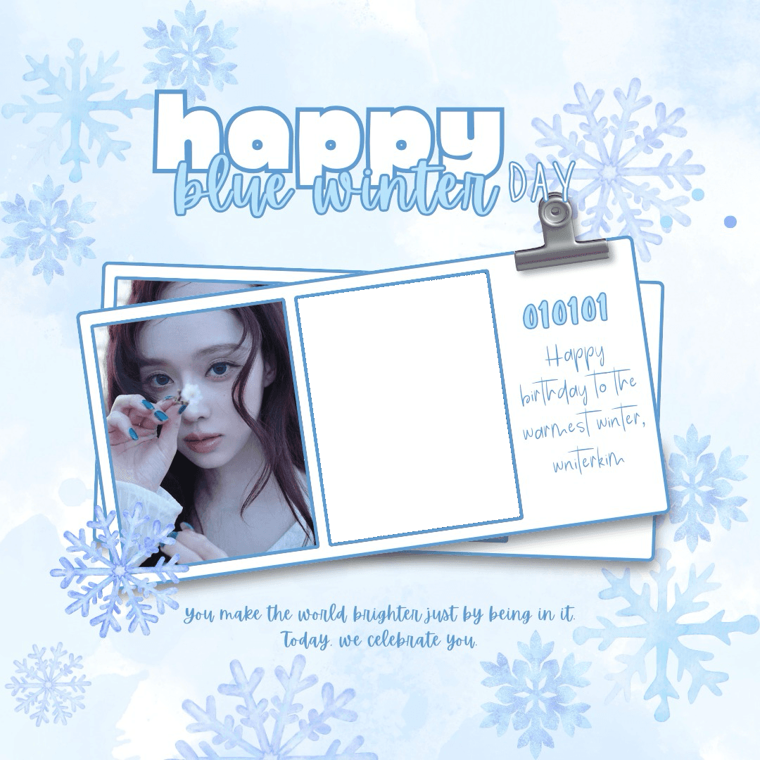Blue wniterkim’s day!