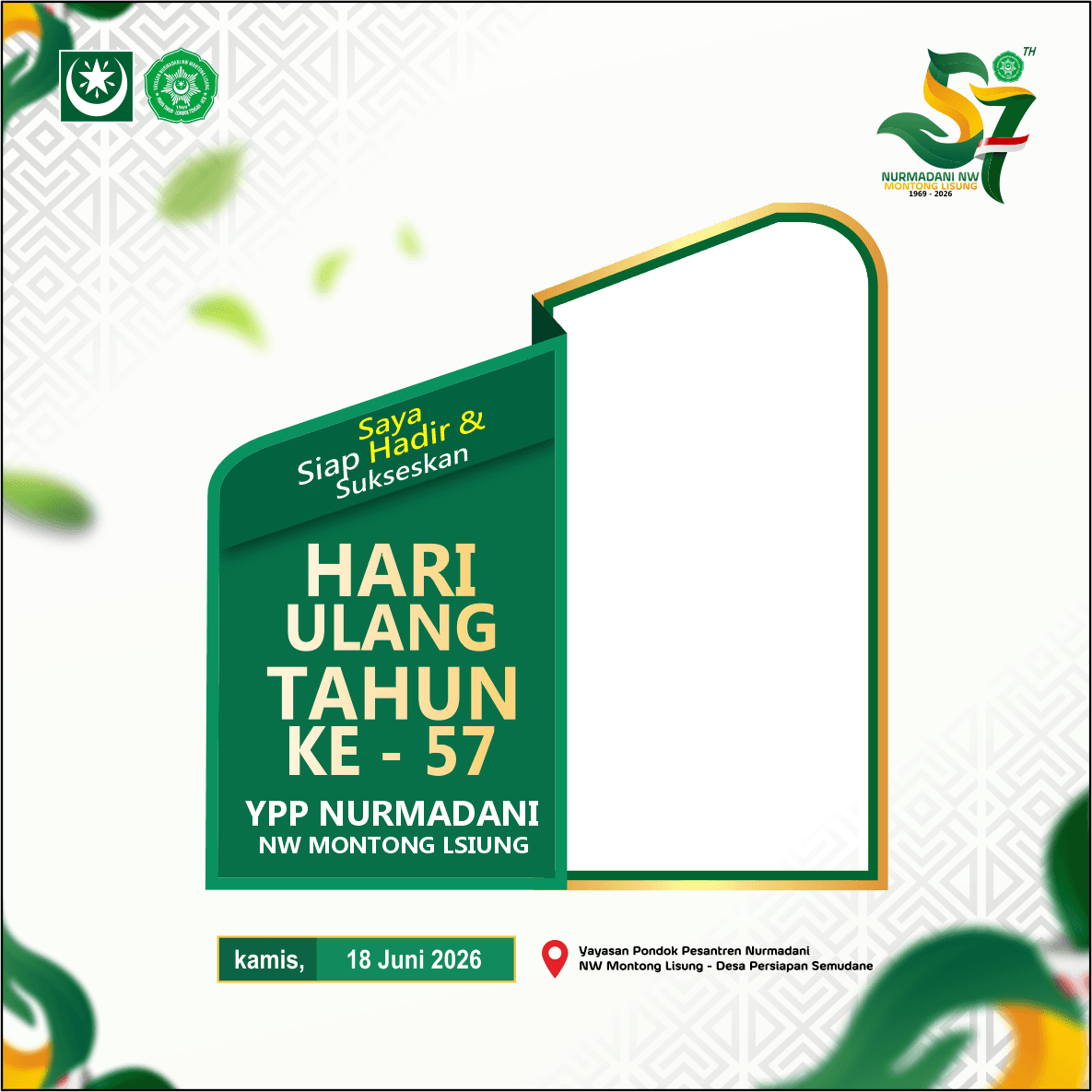 HARI ULANG TAHUN KE - 57