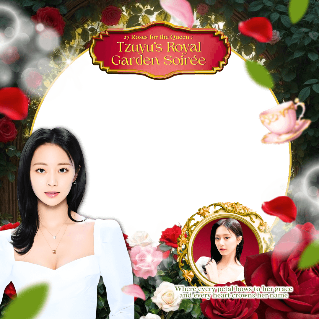 27 Roses for the Queen  : Tzuyu's Royal Garden Soirée