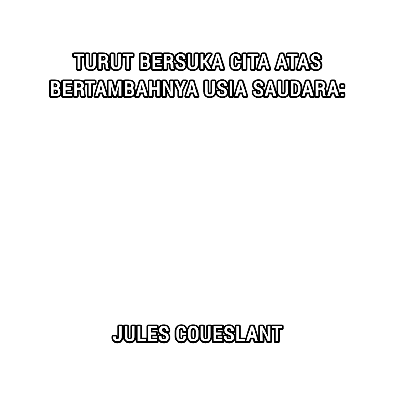 Wilujeng Tepang Taun, Aa Jules