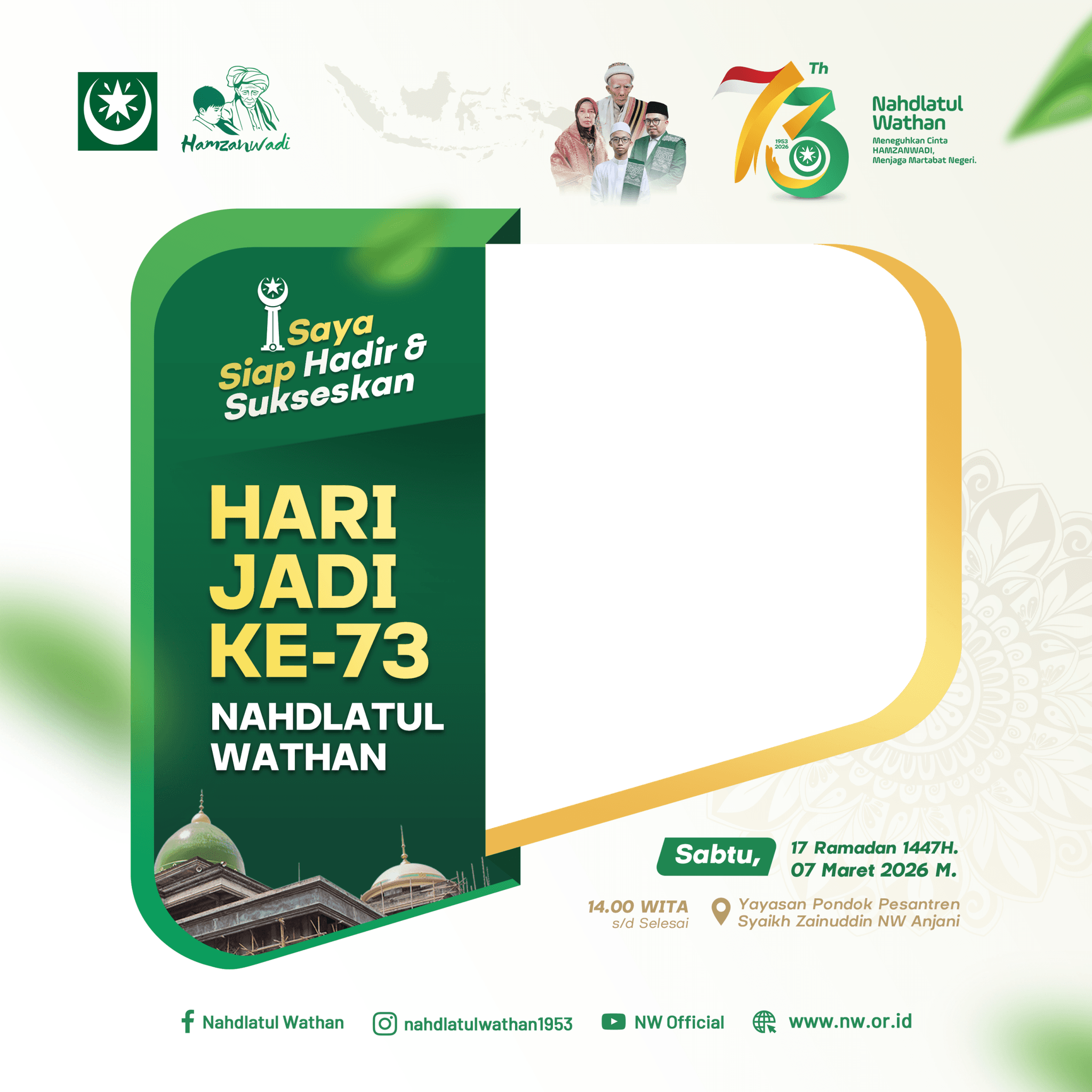 HADI KE-73 NAHDLATUL WATHAN
